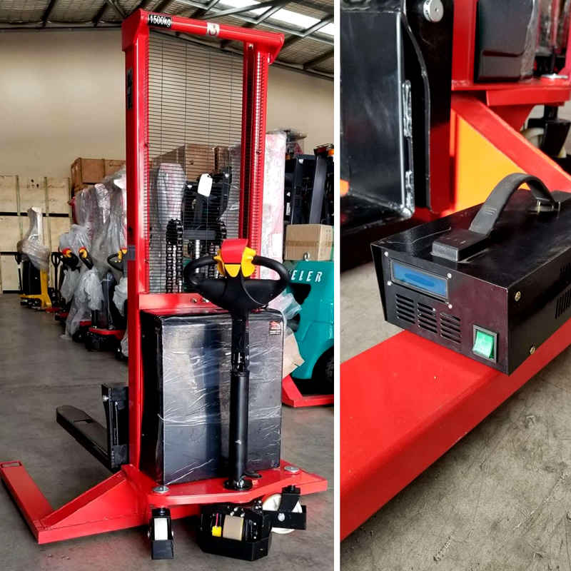 Full Electric Straddle 1.5Ton/3.0M | Hand Forklift | Manual Forklift ...